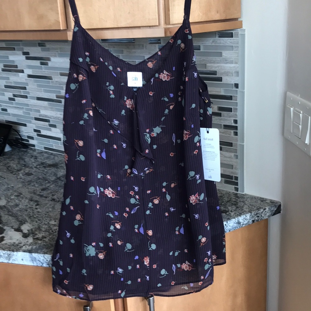 Cabi pinstripe cami NWT
